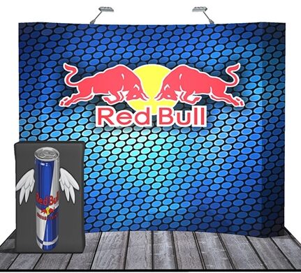 HopUp 10 ft Curved Tension Fabric Display [Kit]