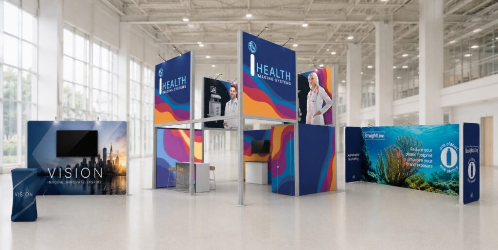 10x10, 10x20, 20x20 Trade Show Booths