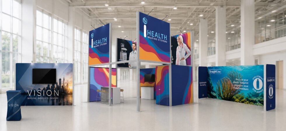 10x10, 10x20, 20x20 Trade Show Booths